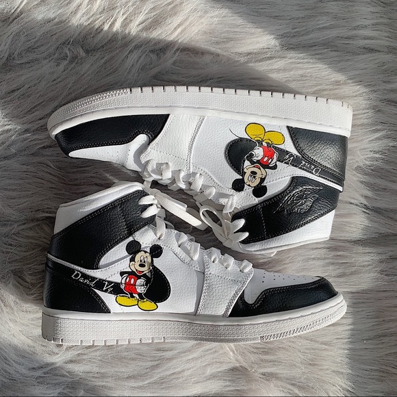 Authentic Nike AF1 Mid Customized - Picture 4 of 5